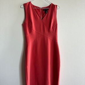 Peach White House Black Market Dress